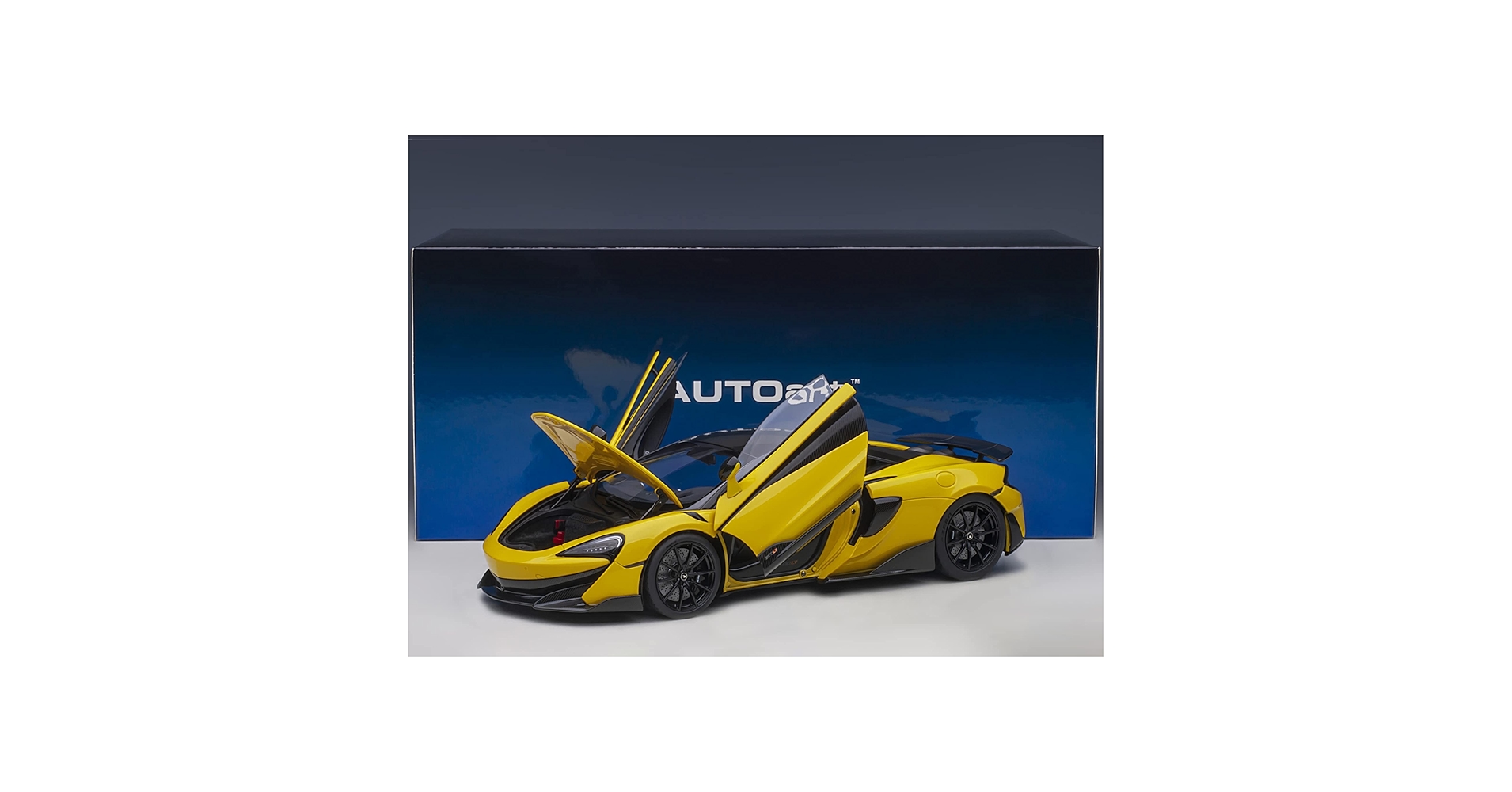 McLaren 600lt 1/18 オートアート Amazon.com: Auto Art Models McLaren 600LT Myan Orange and