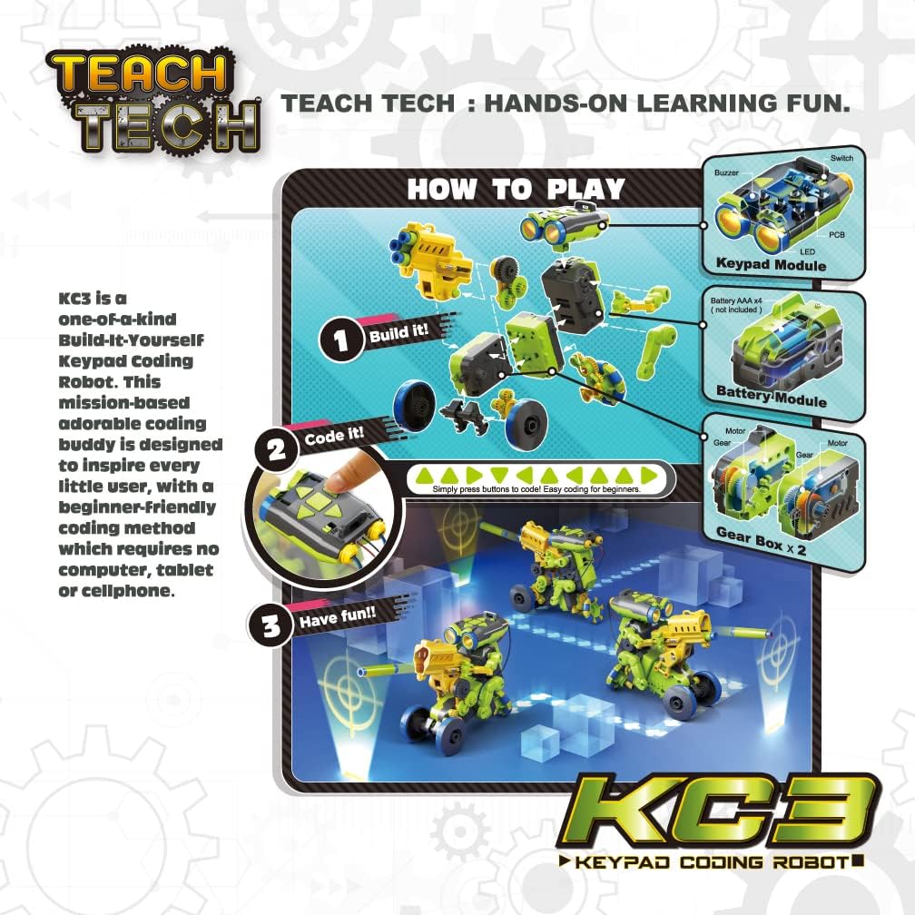 Diagram showing the three steps: Build it, Code it, Have fun!
