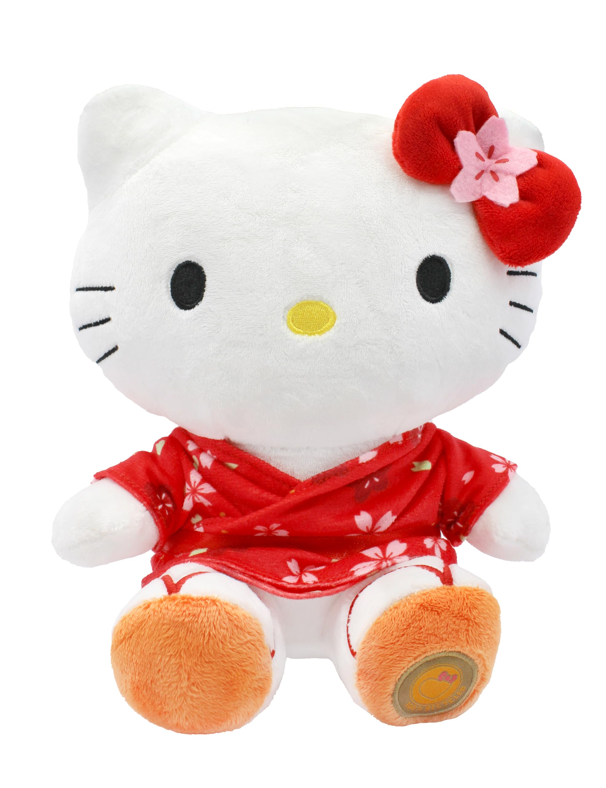 Amazon.com: Joytoy Hello Kitty with Kimono Eco Plush 14 x 13 x 24