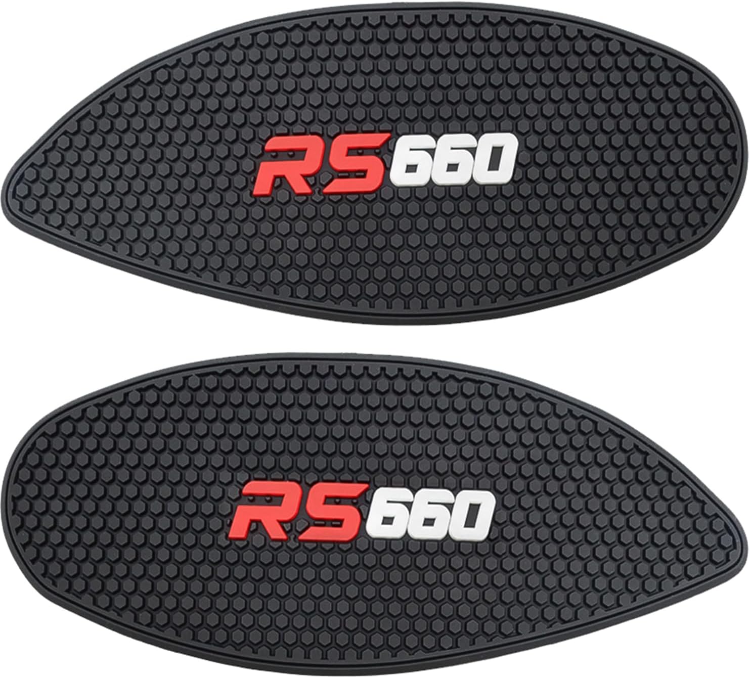 Fuel Gas Tank Pad Protector Stickers Decal Set Compatible with RS-660 RS660 Tuono 660 2020-2021- Anti-Slip Protective Kit, Black | 2-Piece