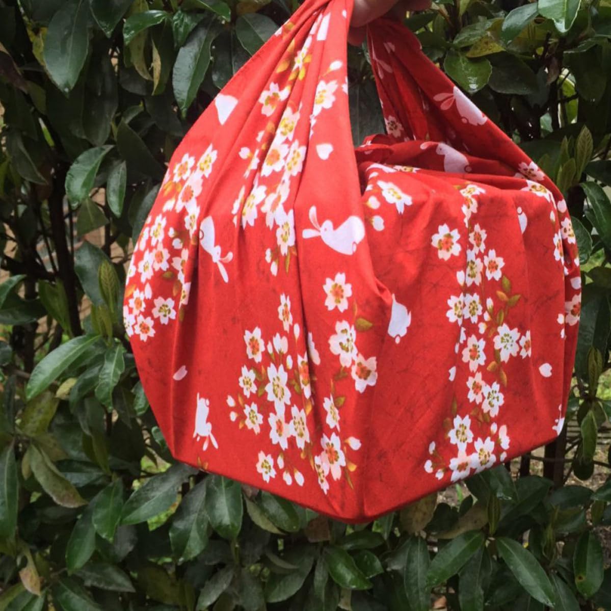 GALPADA Contenitore Sushi Stile Giapponese a Tre Strati in Plastica Rossa