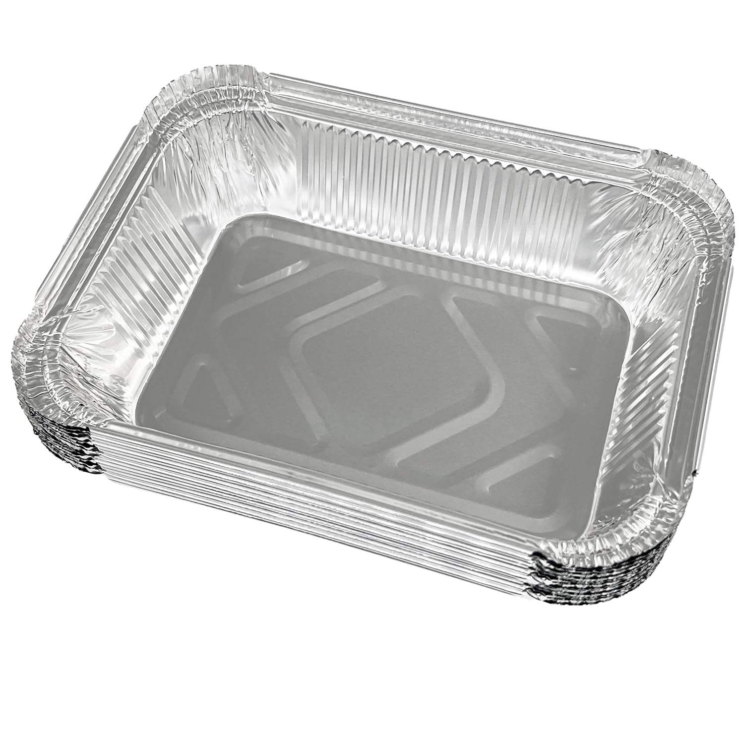 Lot de 125 Barquette Aluminium avec Couvercle 700 ML, Idéal pour Four, Barbecue, Congélation et Batch Cooking, Plat Aluminium Jetables Multi-usages
