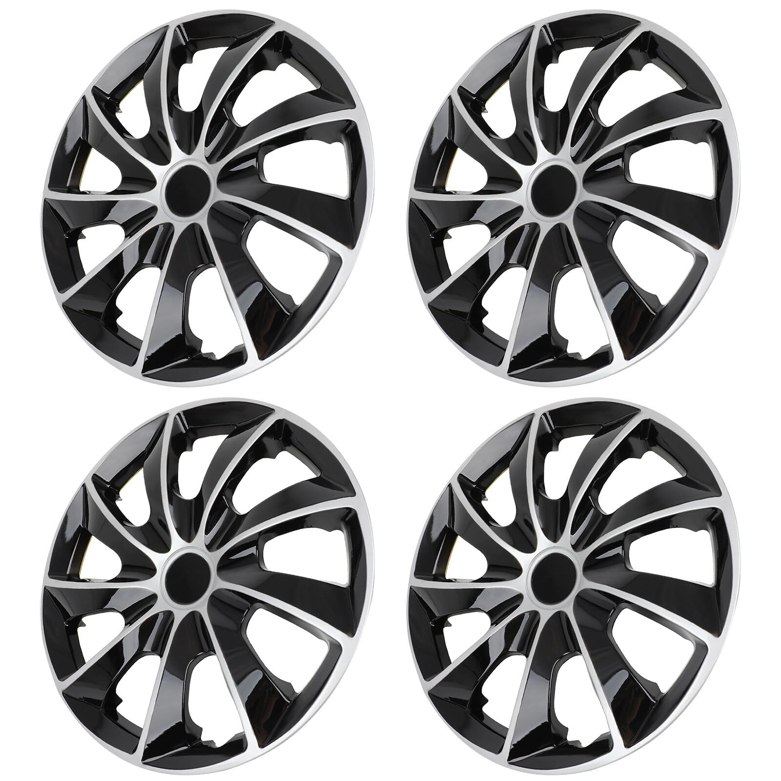 Photo 1 of ECCPP 4PC Set Easy to Install 16 Inch Hubcap Wheel Cover Auto Tire Replacement Exterior Cap-Snap On Hubcap OEM Replacement Full Lug Skin