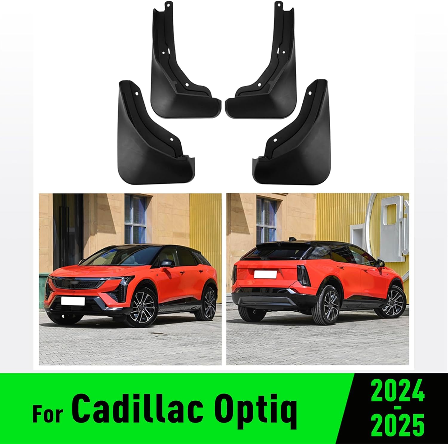 4PCS Car Mud Flaps Splash Guards Mudguards Car Mud Flaps Compatible with Cadillac Escalade 2007 2008 2009 2010 2011 2012 2013 2014