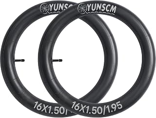 YunSCM 2-Pack 16" Bike Inner Tubes