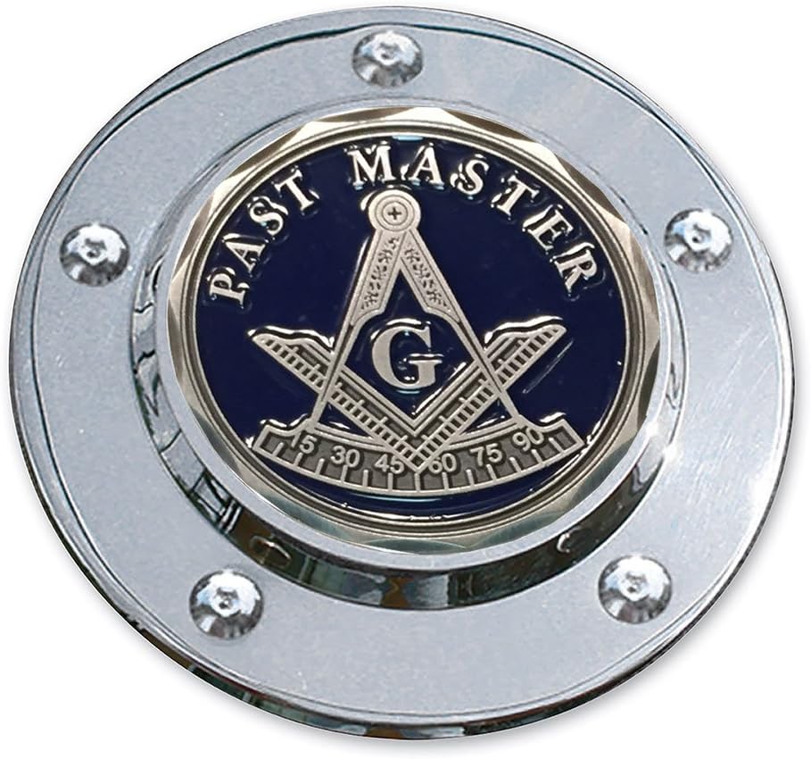 MotorDog69 Masonic Past Master Harley Timing Cover Coin Mount Set…