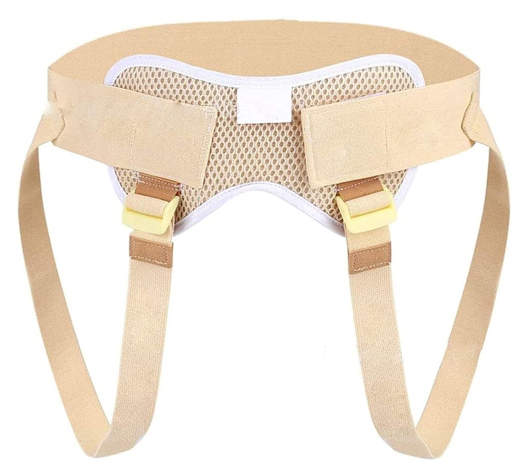 Ceinture herniaire pour double hernie inguinale ou sportive, sangle de taille réglable, treillis de soutien herniaire avec coussinets de compression amovibles Ceinture herniaire (Couleur : Small)
