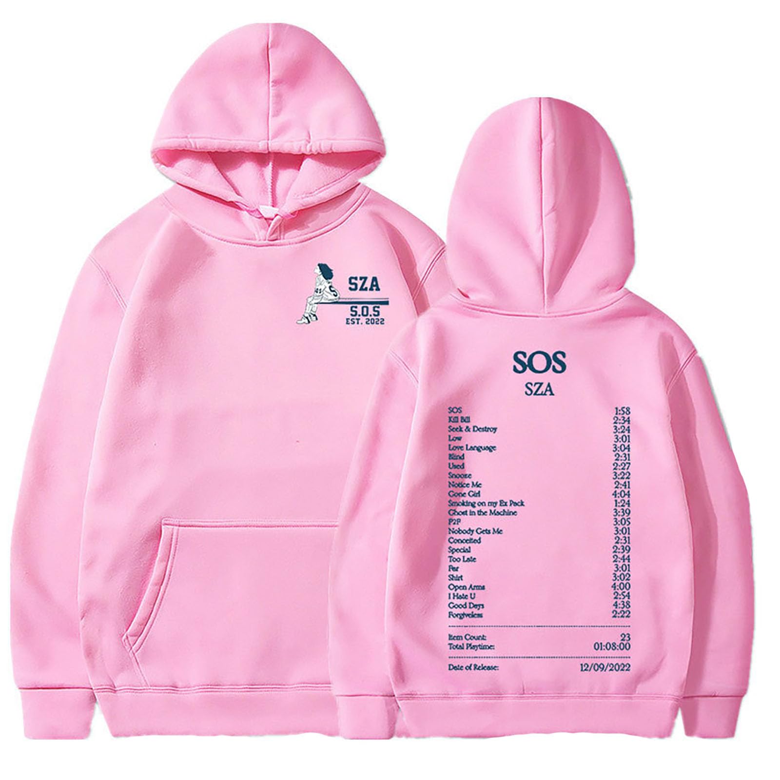 Sweat SZA grand format 4TG coton doux pour silhouette ample confortable - 3