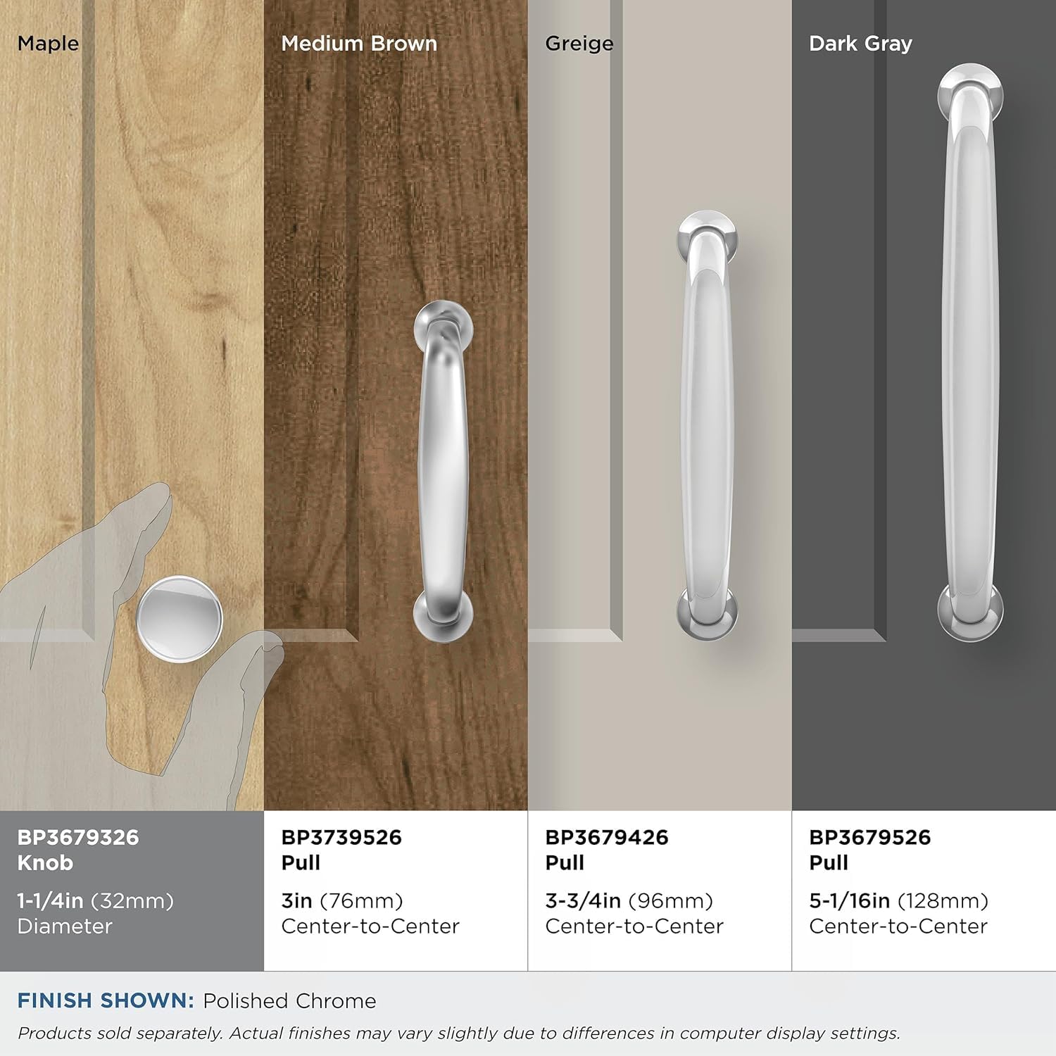 Amerock, Polished Chrome - Image 3