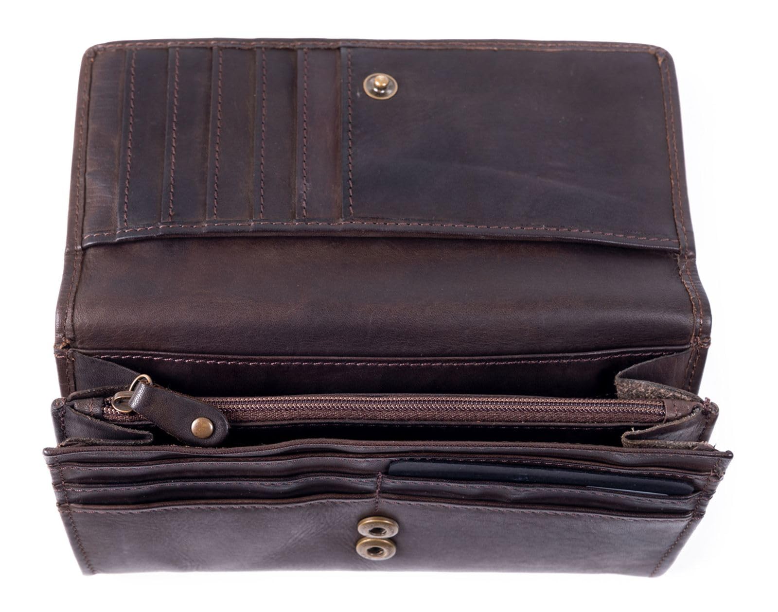 Harold's Geldbörse Leder 19 cm