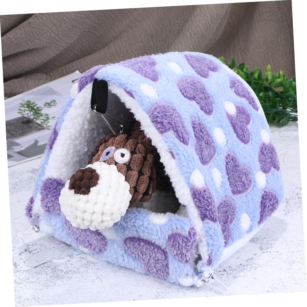 BESPORTBLE 2stücke Detachable Hamsterbett Für Kleine Tiere Warmes Baumwollnest Kreatives Haustierzubehör Für Hamster Und Igel Einfach Zu Reinigen Und Gemütlich
