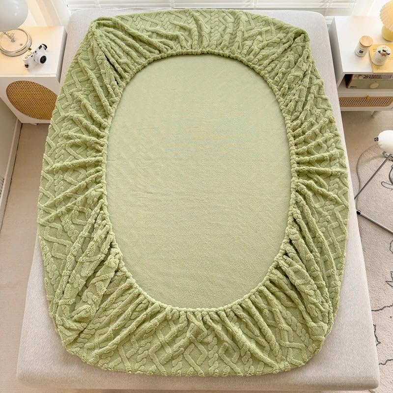 Elastic Bed Sheets,Elastic Bed Sheets Queen Size, Elastic Bed Sheets King Size,Elastic Bed Sheets Quilted, Elastic Bedsheet,Elastic Bed Sheets Full Size (Full/Double,Green)