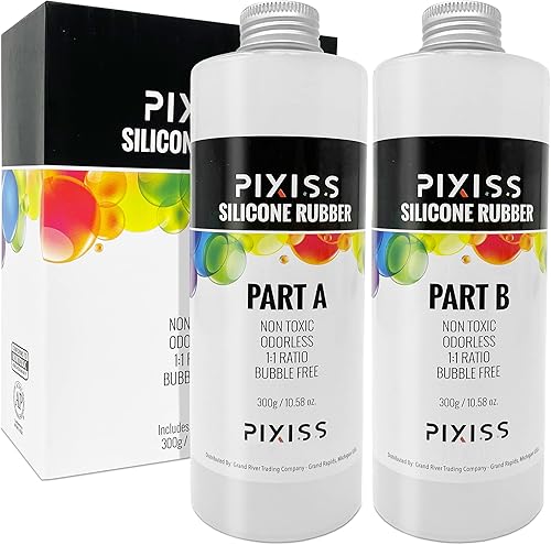 Miniatura 8 de Kit de fabricación de moldes de silicona líquida (kit de 55.1 lbs6 galones) con kit de accesorios (paquete de 3) - Relación de mezcla 11 - Mezcla de