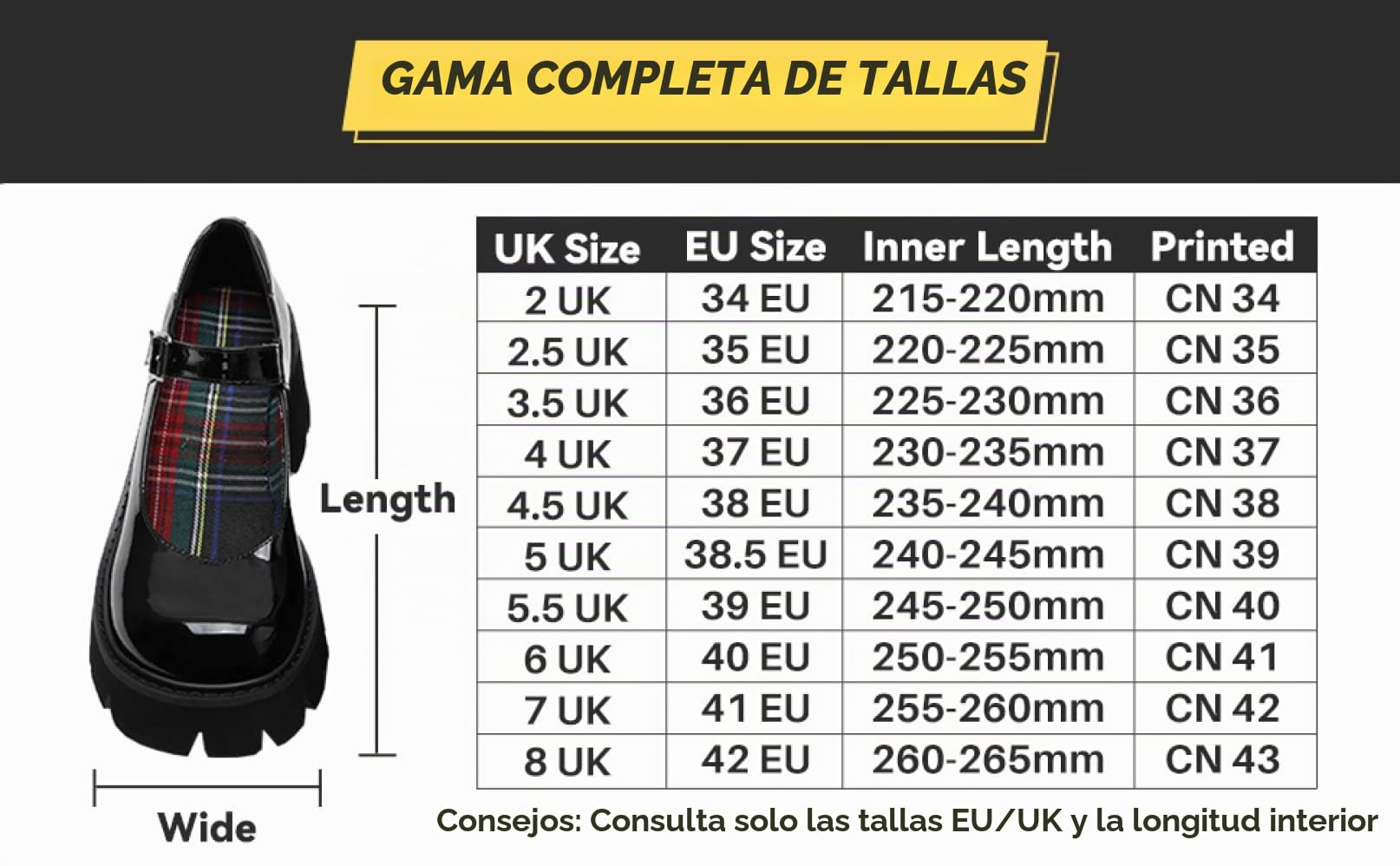 Plataforma Gruesa de Mujer Zapatos Mary Jane Correa de Hebilla Retro Pisos de Punta Redonda Zapatos de Boca Baja Japonesa Dulce Princesa Lolita Dulce