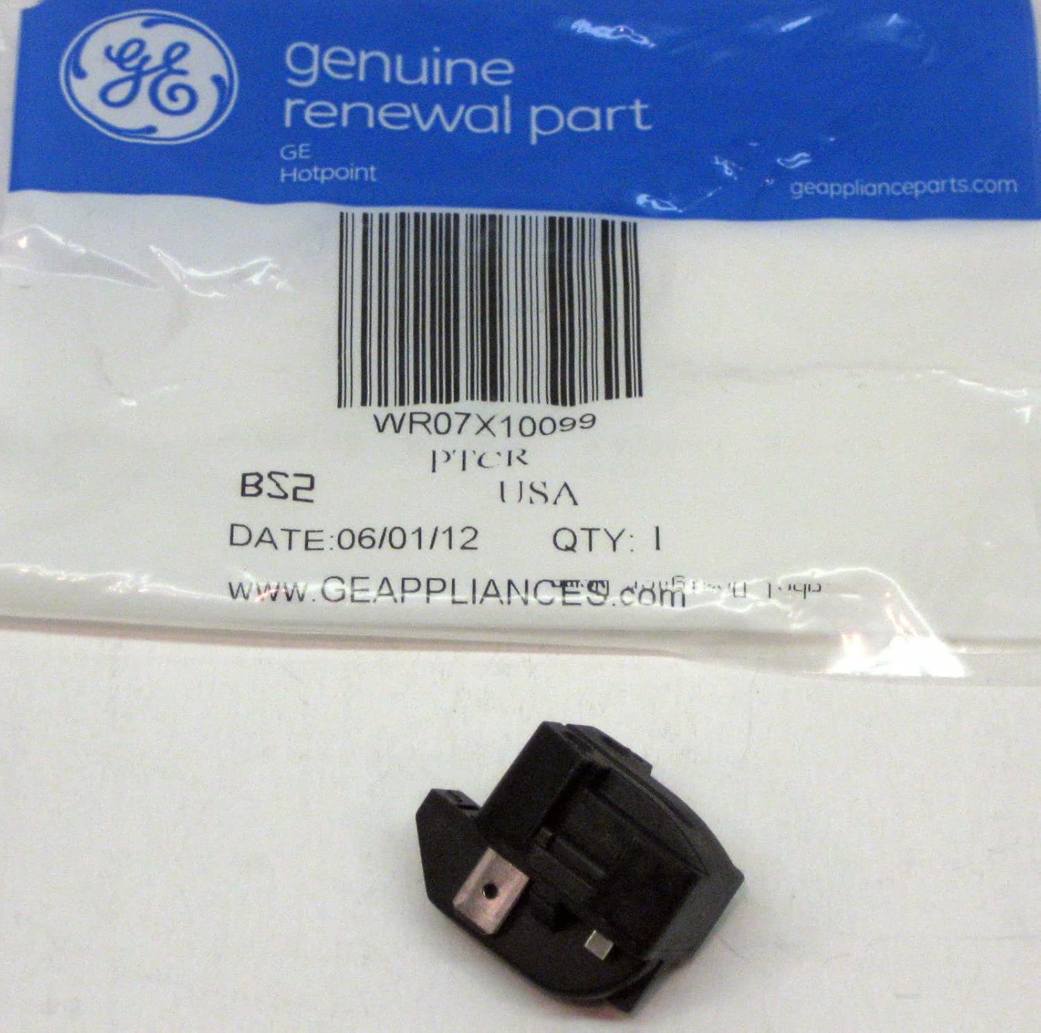 Replacement for GE OEM WR07X10099 RefriReplacement for GErator Compressor Relay Protector AP4367793 PS2345752