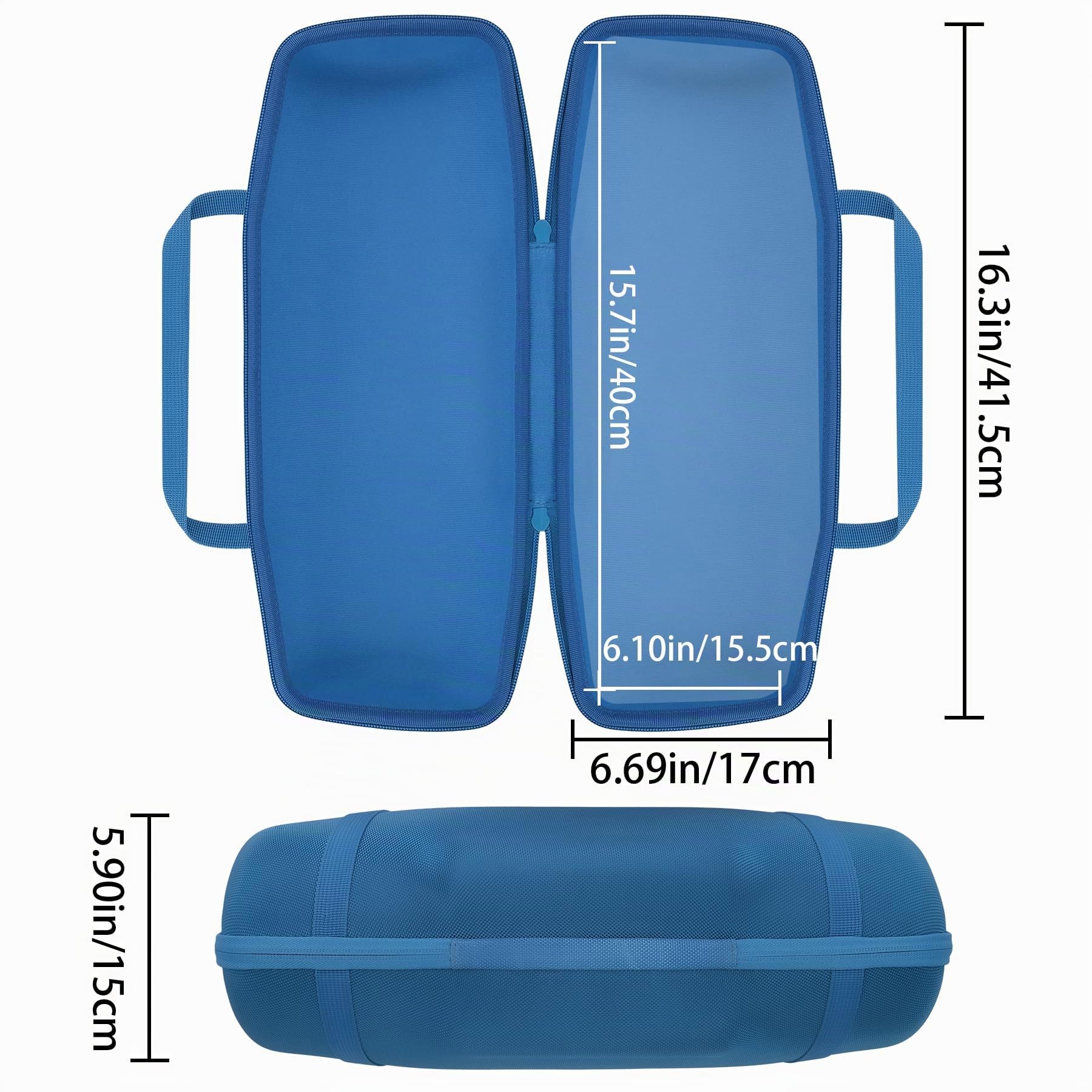 co2CREA Hart Reise Schutz Hülle Etui Tasche für JBL Xtreme 4 Tragbarer Bluetooth Lautsprecher,Nur Tasche