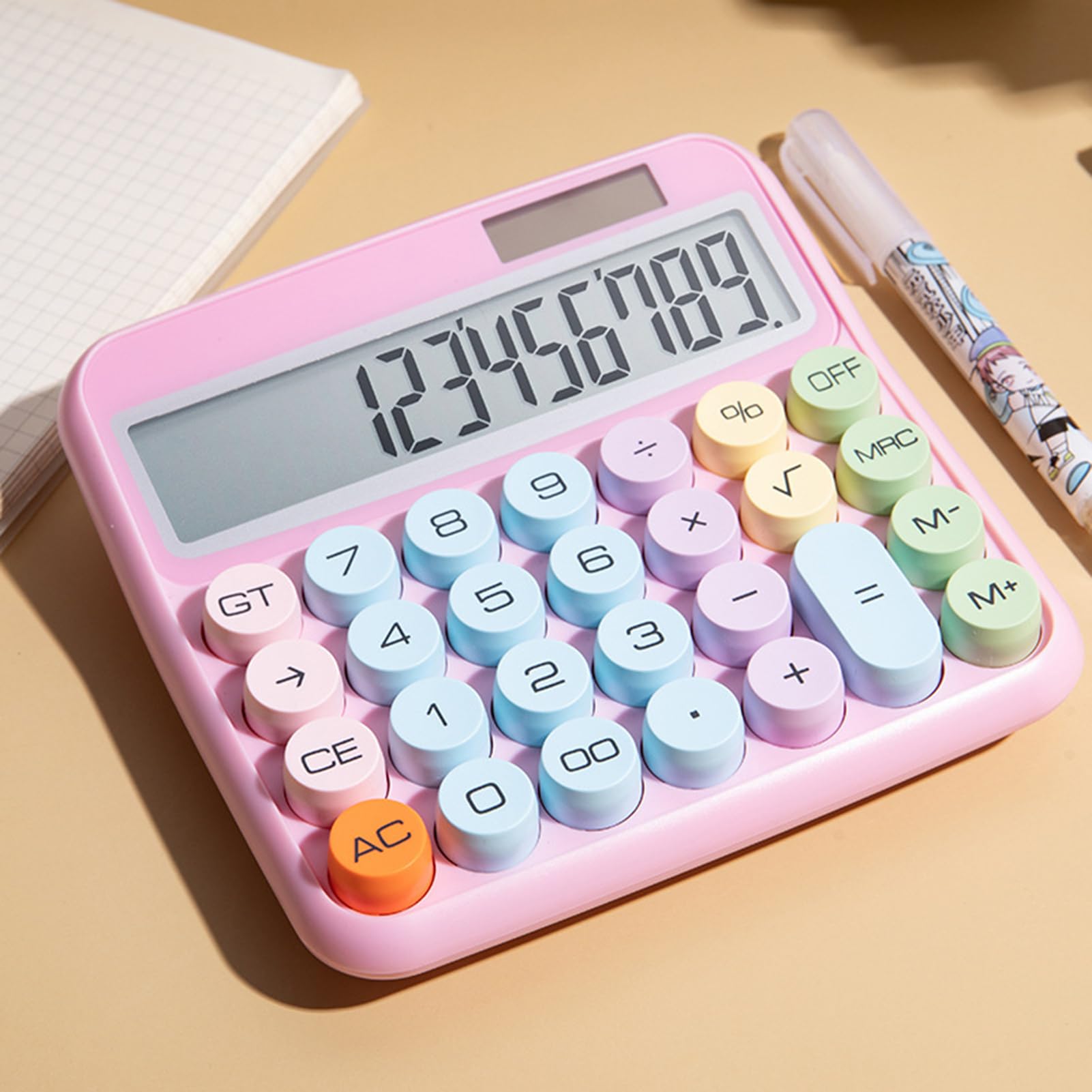 Wetenschappelijke rekenmachines, 12-cijferig LCD-scherm Pocket Office
