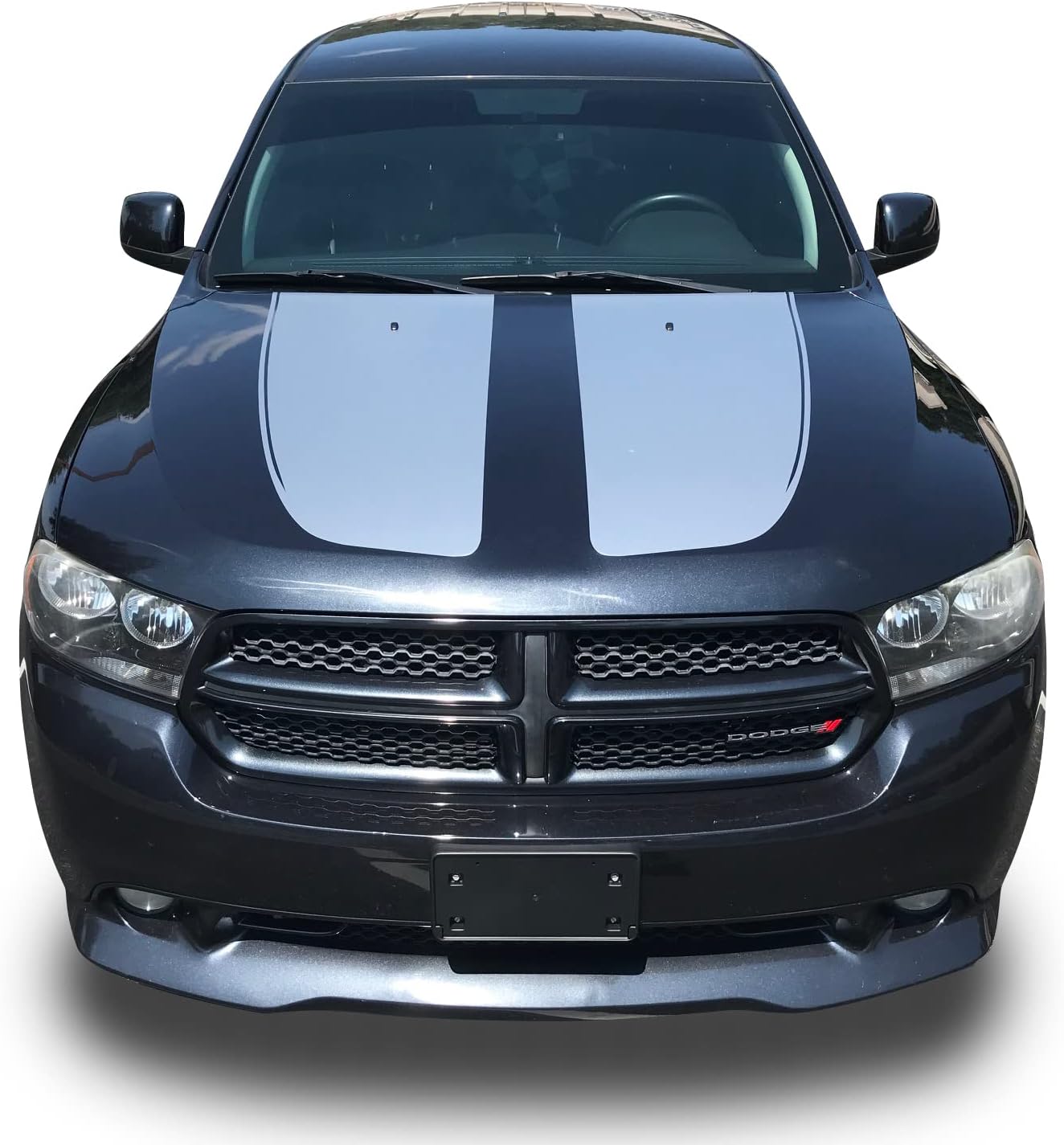 Graphics for Dodge Durango 2011-2026 Hood Stripes, for Both Sides of Your Hood, Premium Vinyl Decals Kit, Custom Car Stickers, Made in USA, Precision-Cut.