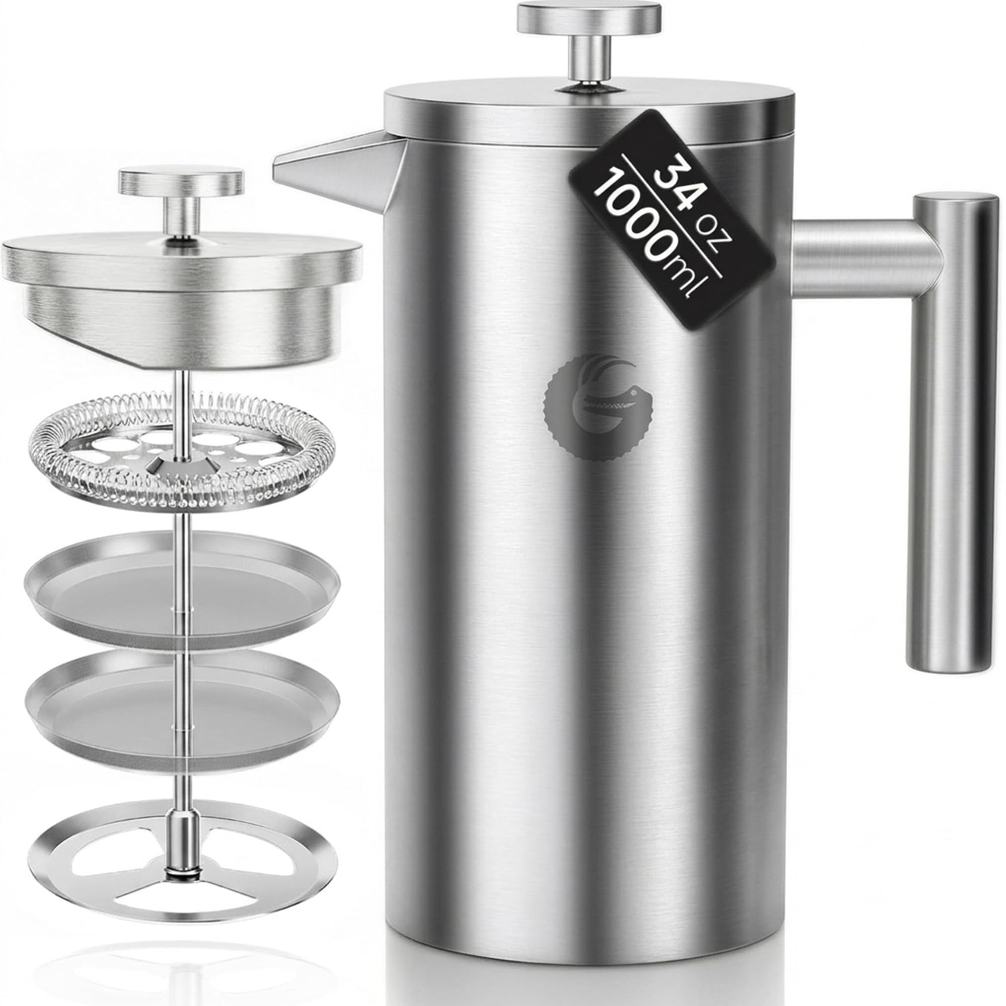 Amazon.com: Coffee Gator French Press Coffee Maker 34 oz, Non