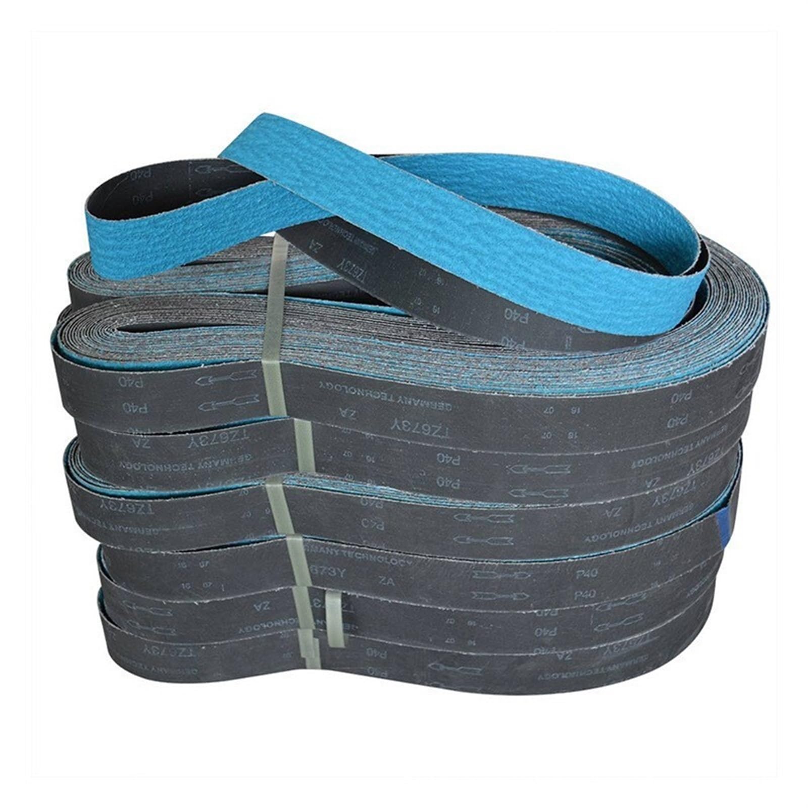 3 Nastri Abrasivi Zirconio Per Levigatrice - 2100x50mm, Grana 40, 60, 120