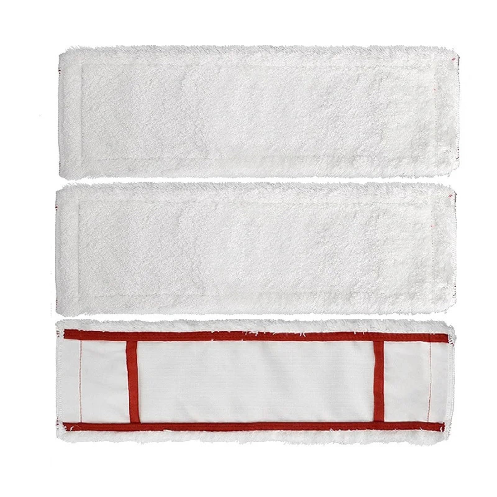 Mop Pads Paquete de 3 Almohadillas de Repuesto de Microfibra for trapeador Plano, Lavables y Reutilizables, Piezas de Limpieza for el hogar.