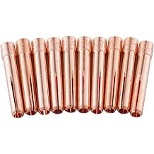 TIG Collet 13N23 3/32"&2.4mm Fit WP9/20 10Pcs