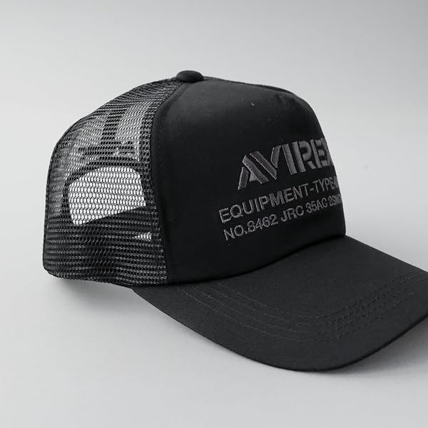 AVIREX アヴィレックス 2サイズ展開 スタンダード ミリタリー メッシュキャップ XL LL 大きいサイズ 帽子 キャップ メンズ ビッグ ベースボール アメカジ 夏 深め - 4
