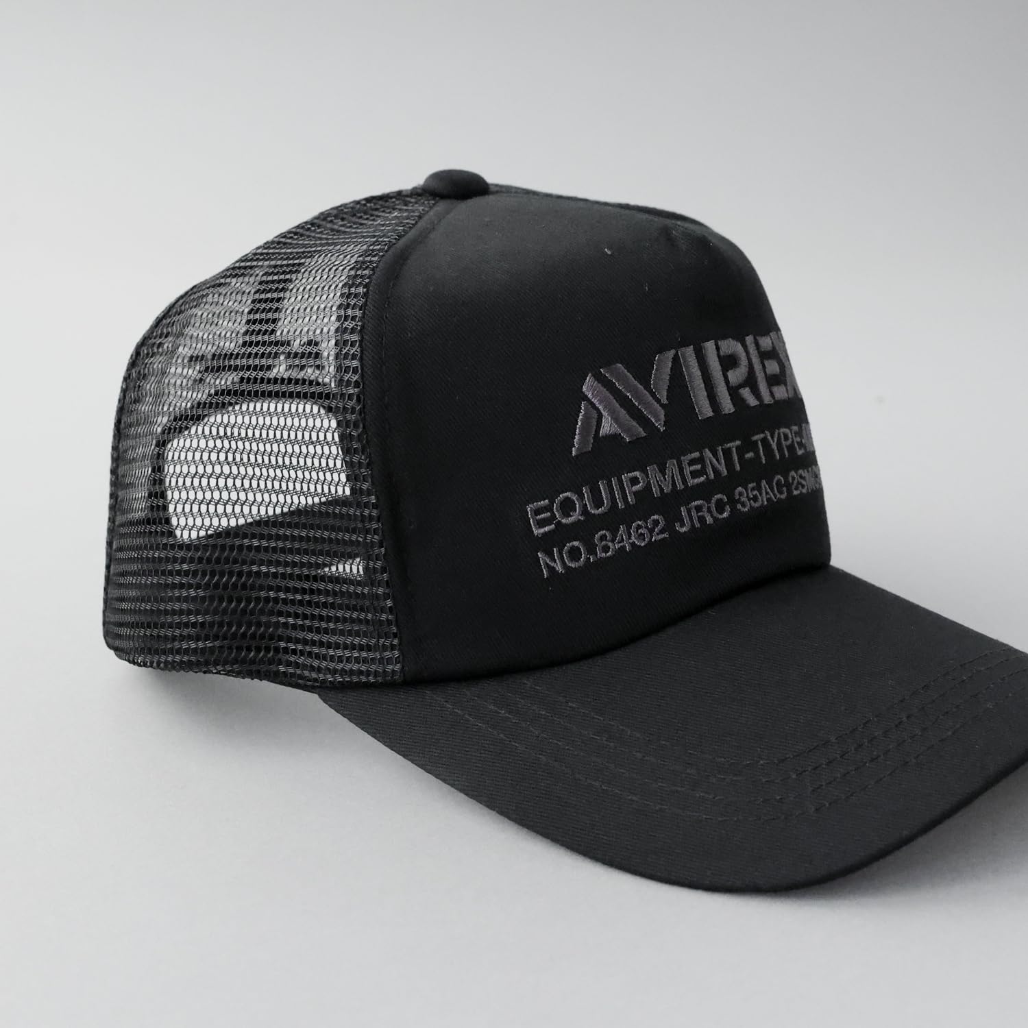 AVIREX アヴィレックス 2サイズ展開 スタンダード ミリタリー メッシュキャップ XL LL 大きいサイズ 帽子 キャップ メンズ ビッグ ベースボール アメカジ 夏 深め - 4