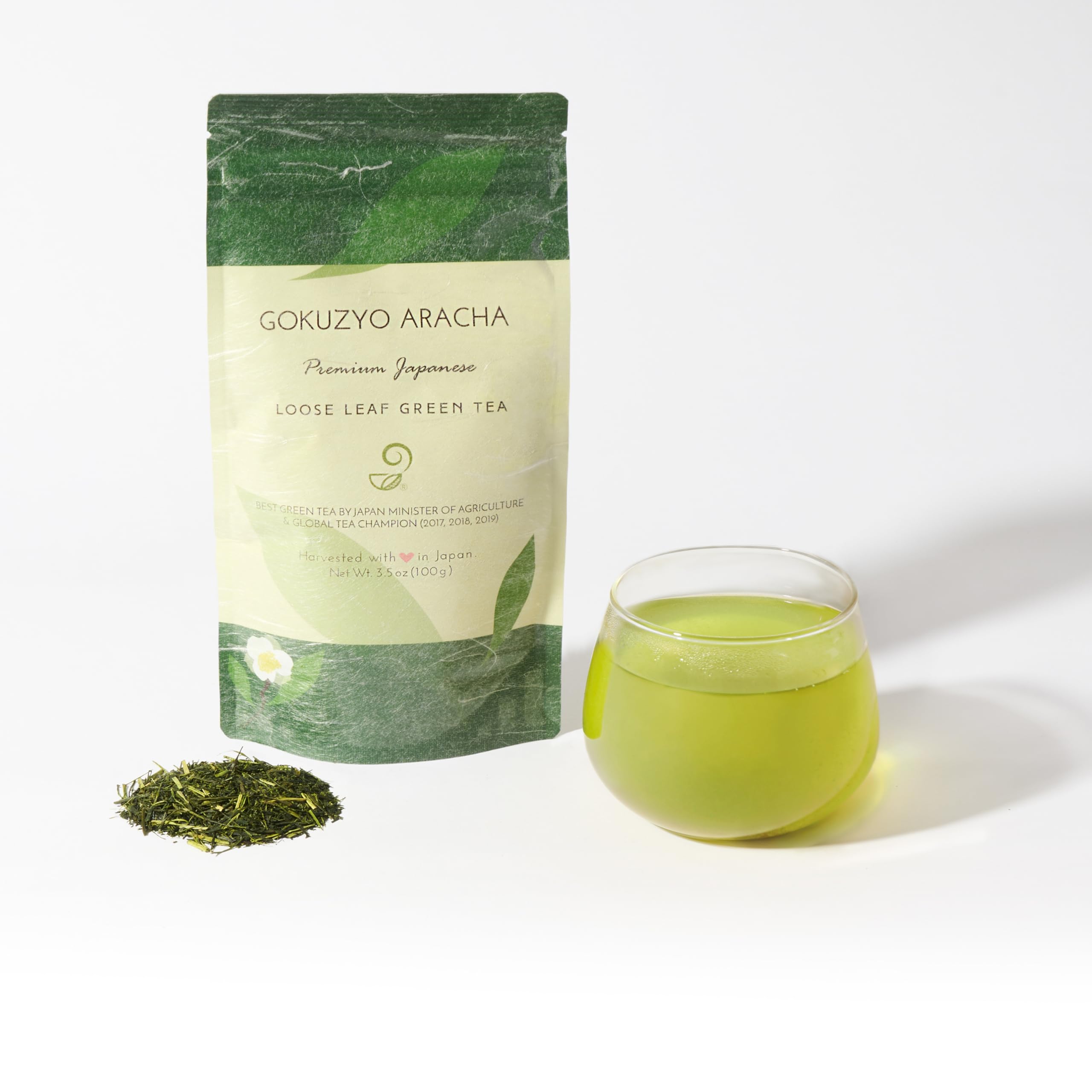 Matcha Nozomi Issaku and Gokuzyo Aracha Tea Assortment from Japanese Green Tea Co - Single Origin All-Natural Japanese — view 3