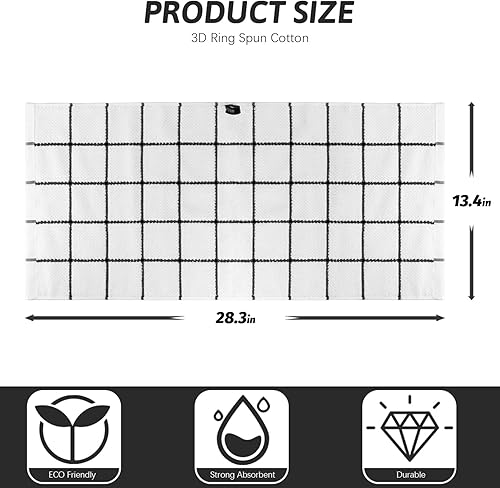 Miniatura 2 de Nialnant Paquete de 6 toallas de cocina, grandes 100% algodón, toallas de cocina, toallas de mano, paños de cocina para secar platos, 13 x 28