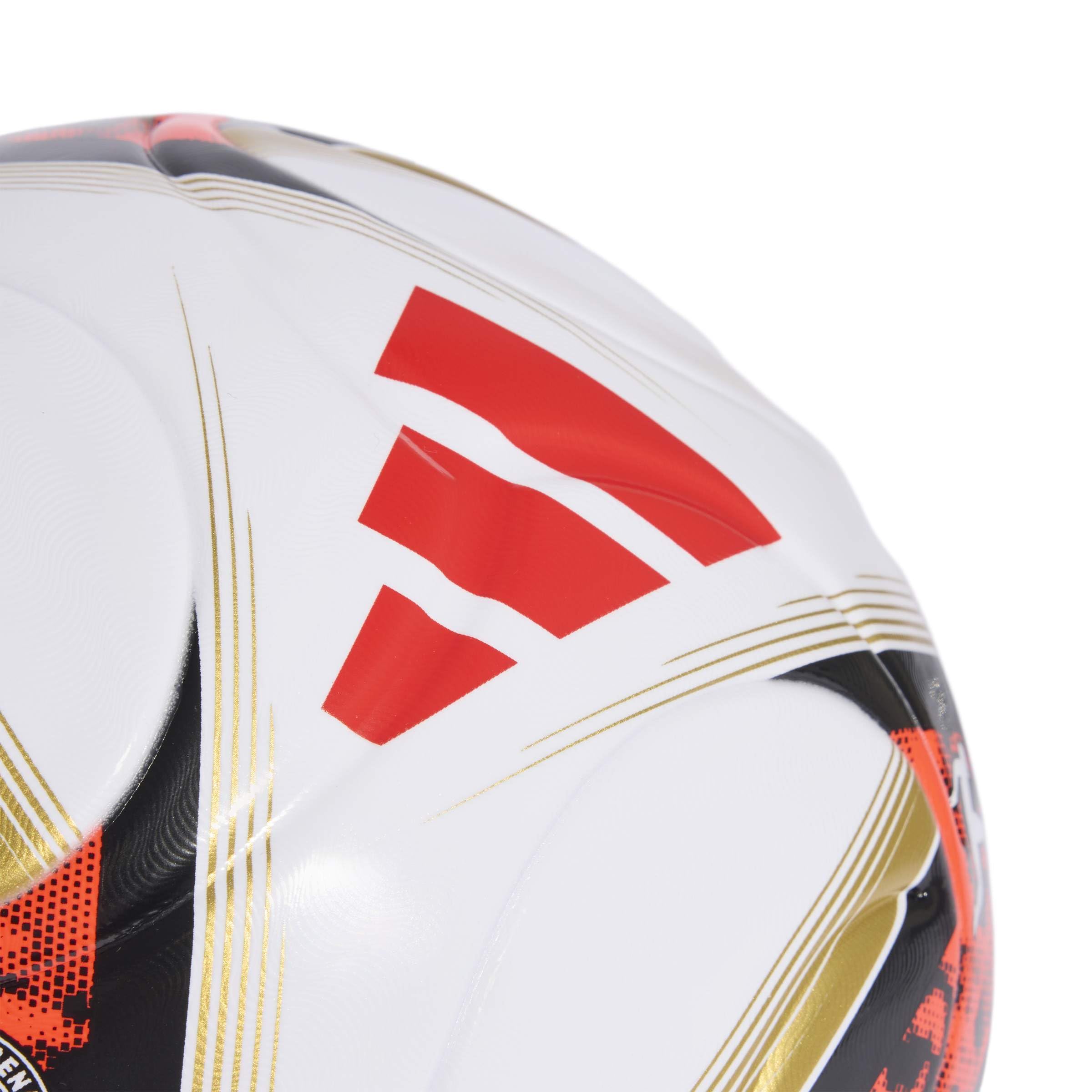 adidas Unisex Bundesliga 26/27 Torfabrik League Boxed Recreation Ball, White/Black/solar red, 4