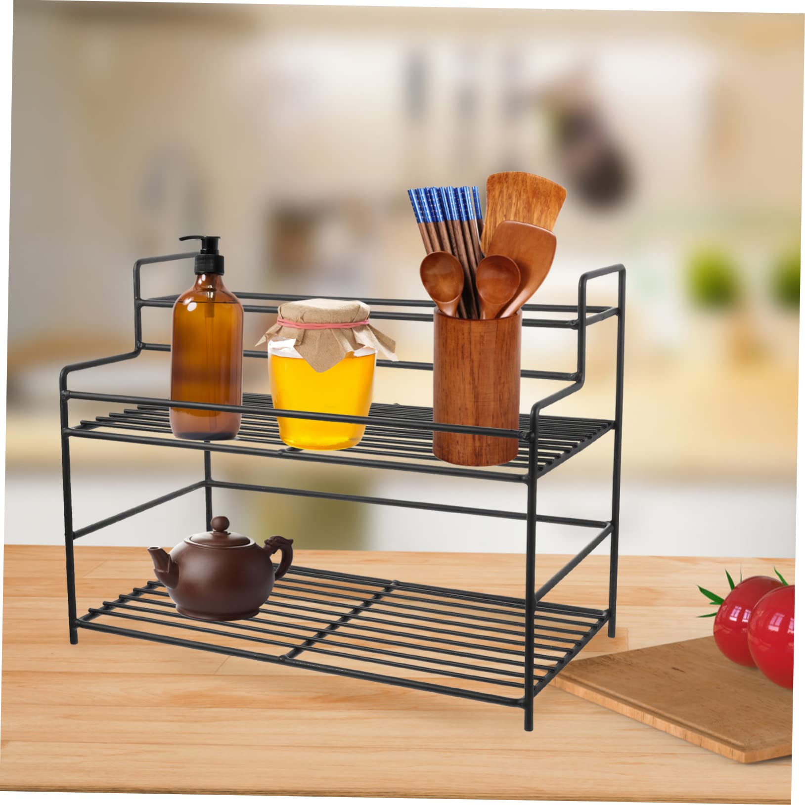 PRETYZOOM Especiero para Encimera Organizador De Condimentos De Cocina Inoxidable