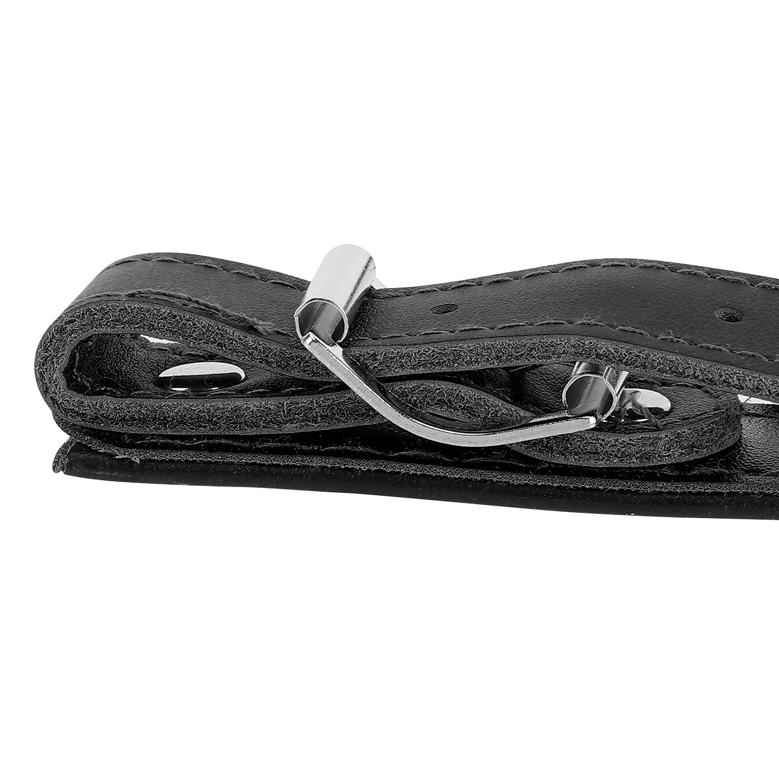 Accessoire accordéon, sangles réglables en cuir PU Sangles accordéon confortables et douces noires pour accordéon 16-120 basses(44 * 8 * 5cm-le noir)