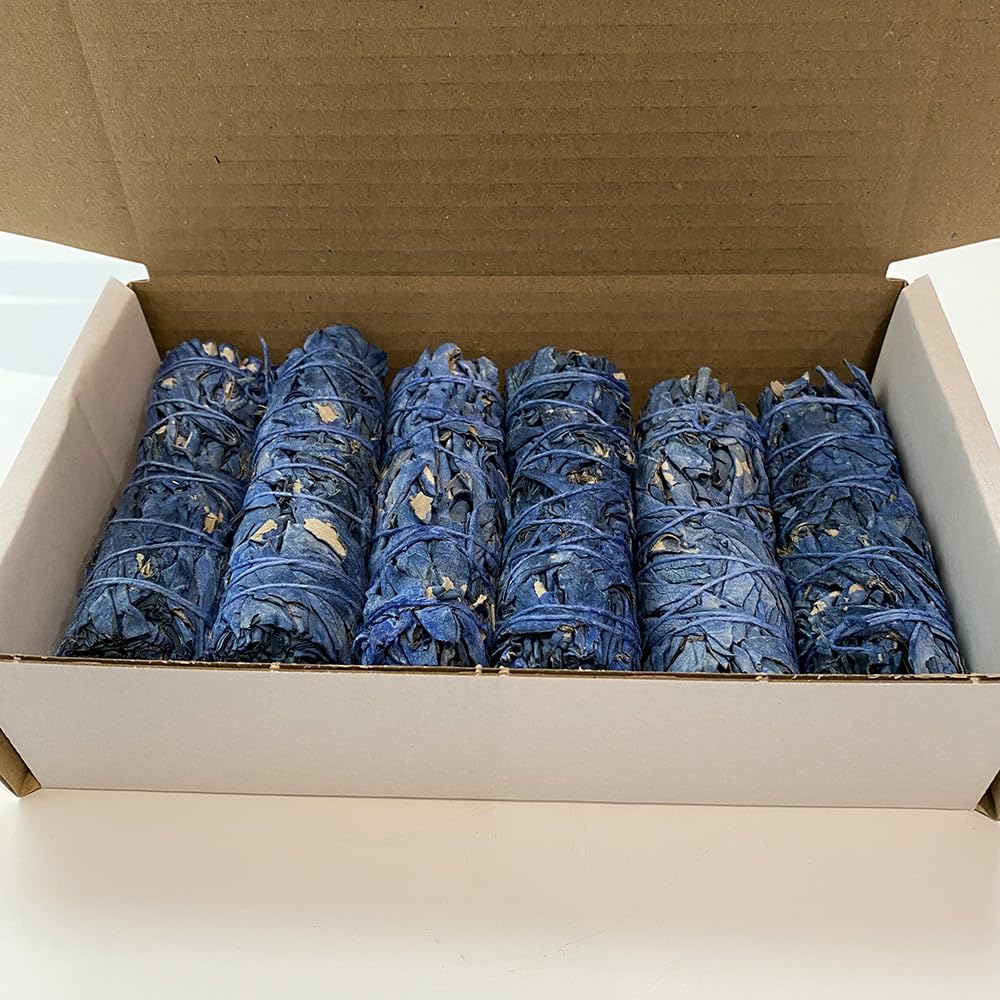 VIE Smudge Sticks, White Sage and Nag Champa 4", Pack of 6