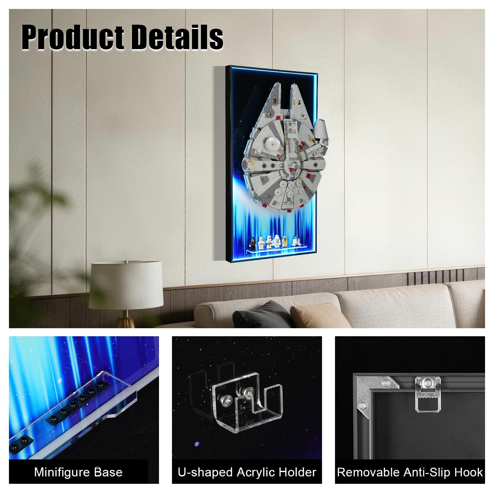 Amazon.com: Led Light Display Wallboard Compatible with Lego Star