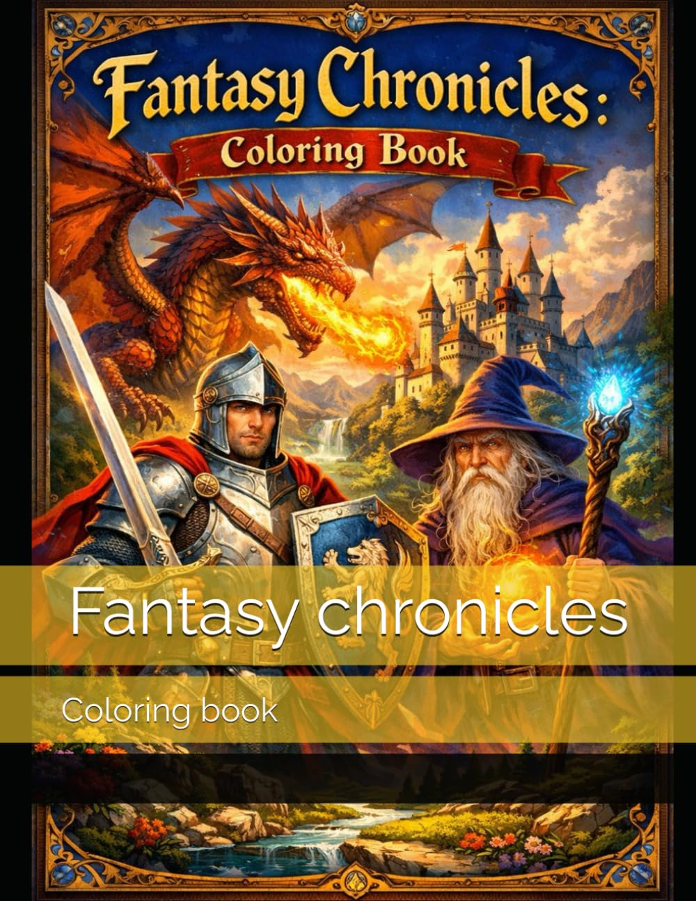 Fantasy chronicles: Coloring book