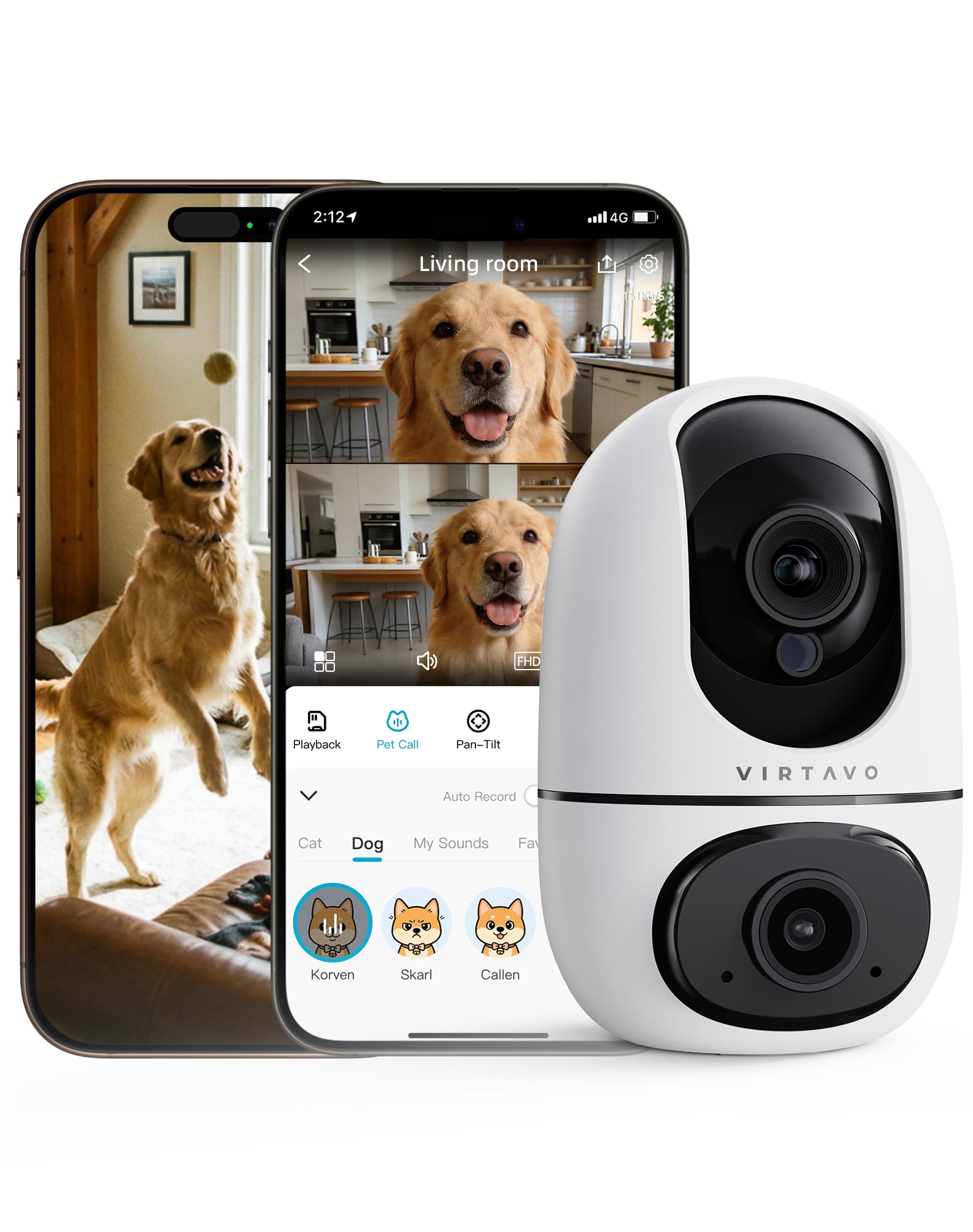 VIRTAVO AI Pet Camera