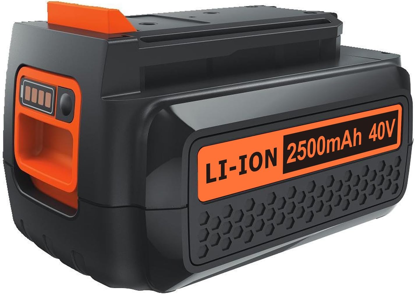 Pooxtra 40 Volt MAX 2.5Ah Replacement Battery for Black&Decker LBX2040 LBX36 LBXR36 LBXR2036 40V Lithium Ion Battery(1 Pack)