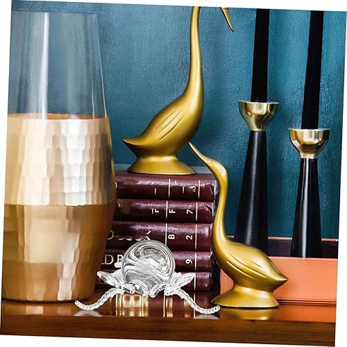 Miniatura 4 de CIYODO Estante delicado para manualidades de bolas de mármol, soporte de exhibición, decoración decorativa para el hogar, todos los adornos, base de