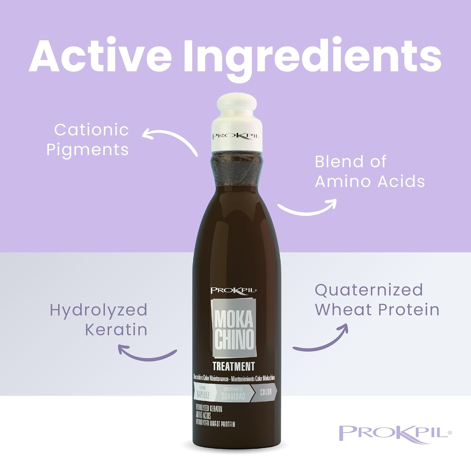 Prokpil Moccachino Treatment Hair Care Color Maintenance Nuance Mokachino | Matizador Mocachino Tratamiento de Mantenimiento Matizante 10.1oz-300ml - Image 7