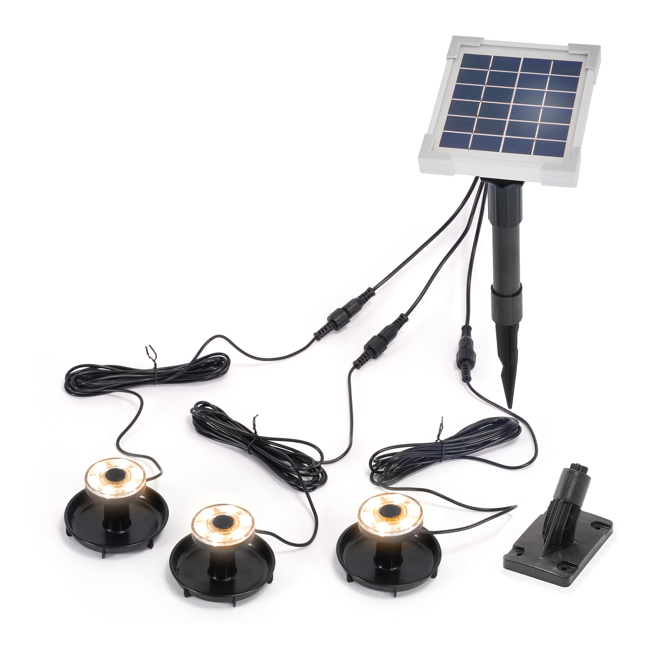Esotec Solarstrahler 3er Set Gartenstrahler Teichbeleuchtung Spot 101401