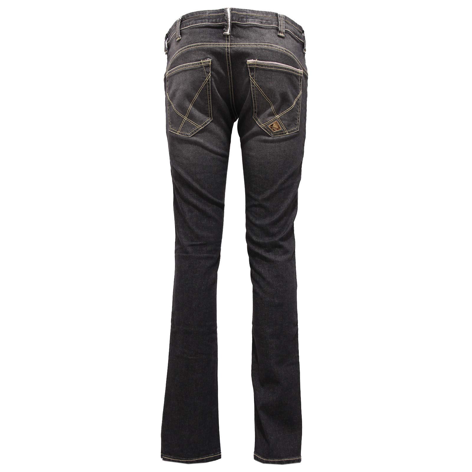 4091Z Pantalone Donna Roy Rogers Black Delave' Denim Trouser Woman