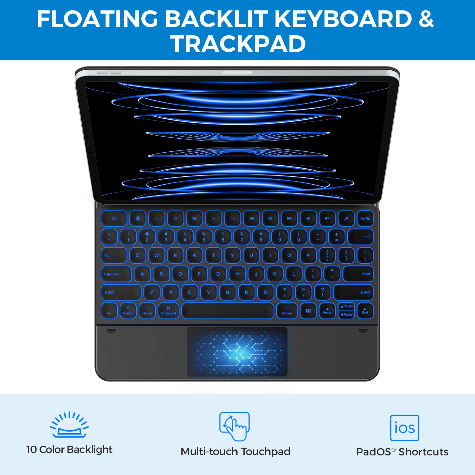 typecase Edge Keyboard Case for iPad Pro 12.9 (6th / 5th / 4th / 3rd