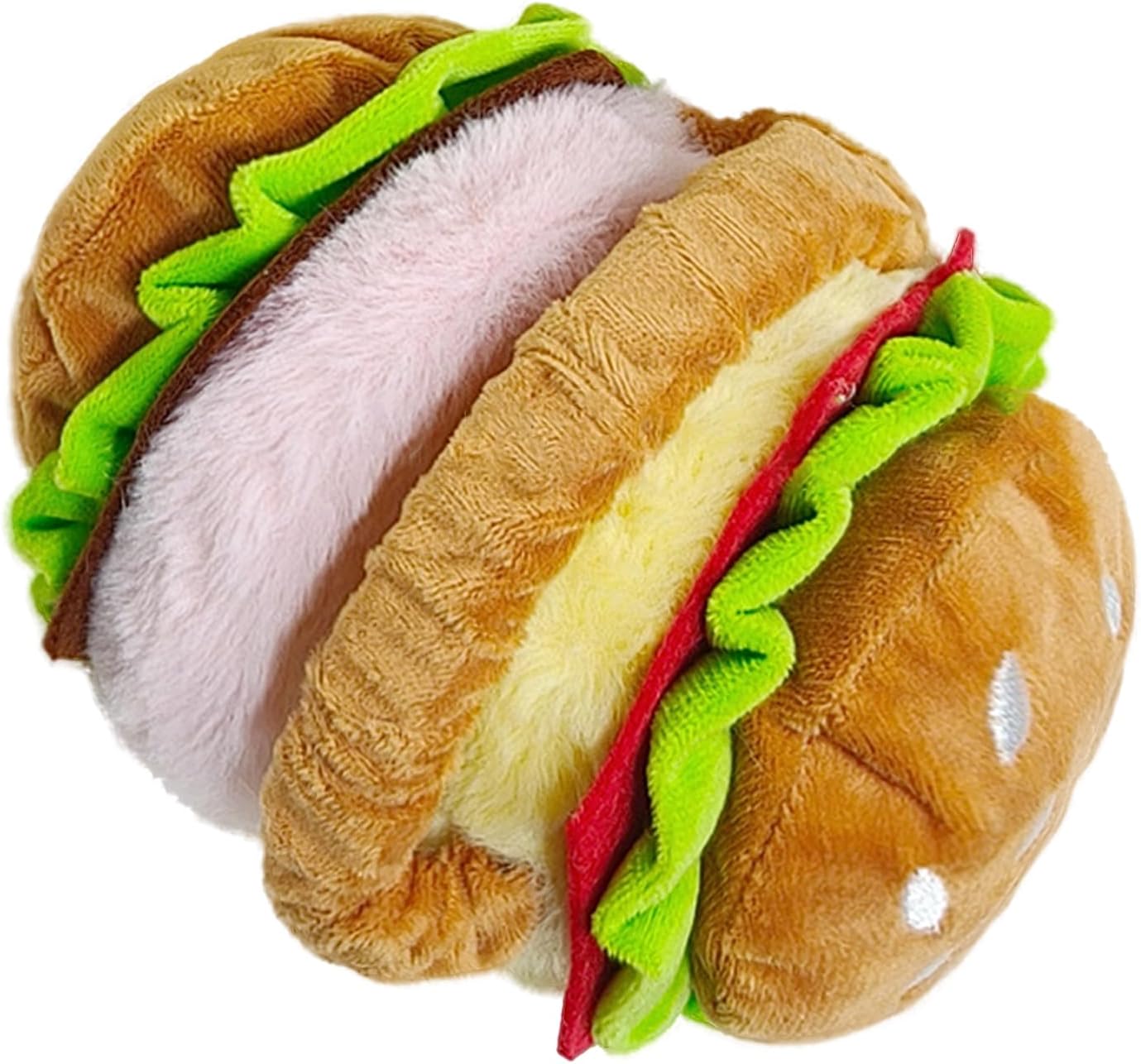 Kids Lovely Hamburger Winter Earmuffs Adjustable Foldable Thermal Plush Ear Muffs Burgers Ear Warmer Cover Protection