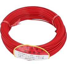 Induction Loop Cable, 50m Vehicle Detection Coil, 0.75mm  19- Tinned Copper Wire, 600V PTFE Insulated Cable for Parking Barrier Systems, Traffic Loop Detectors