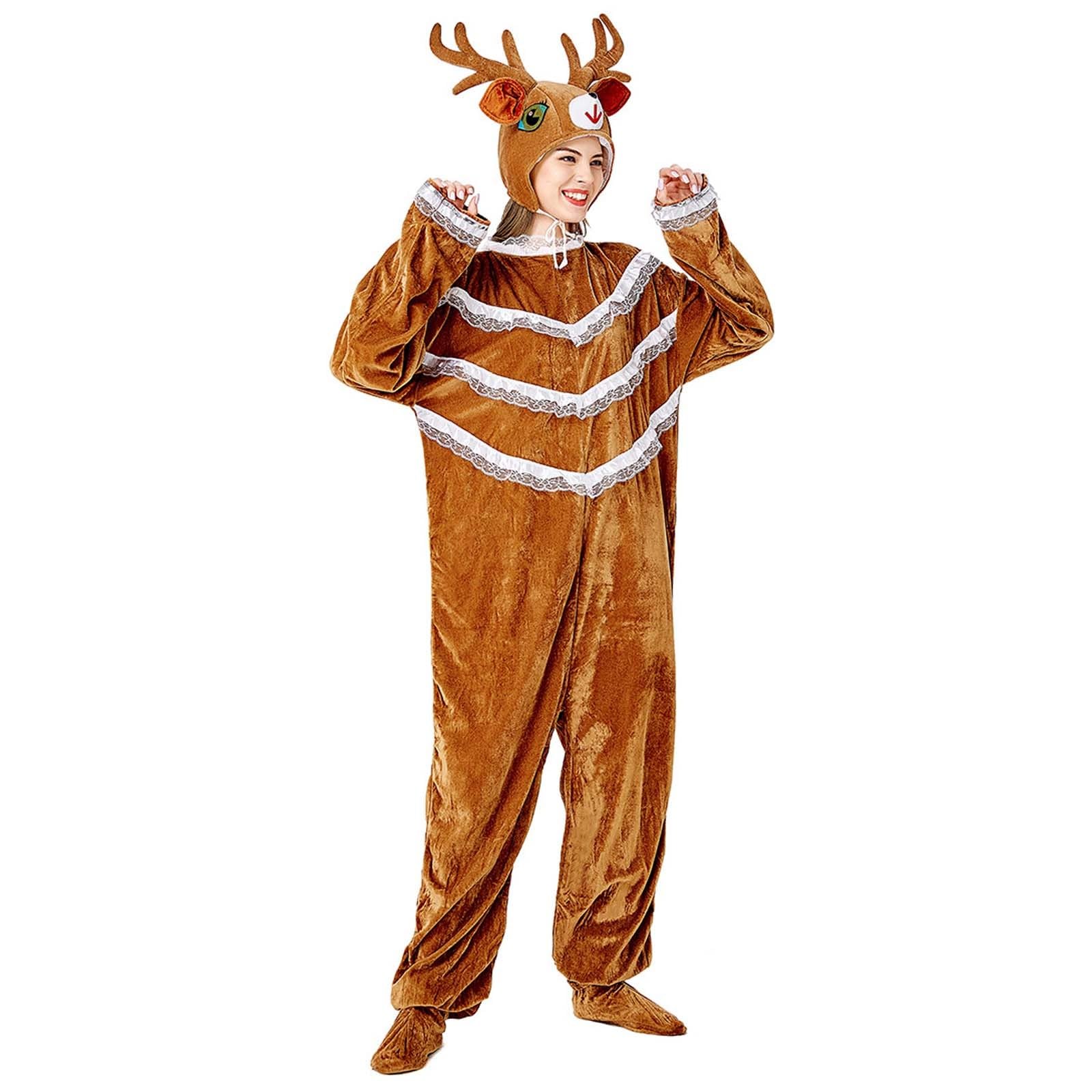 Generico Costume Natale Donna Renna