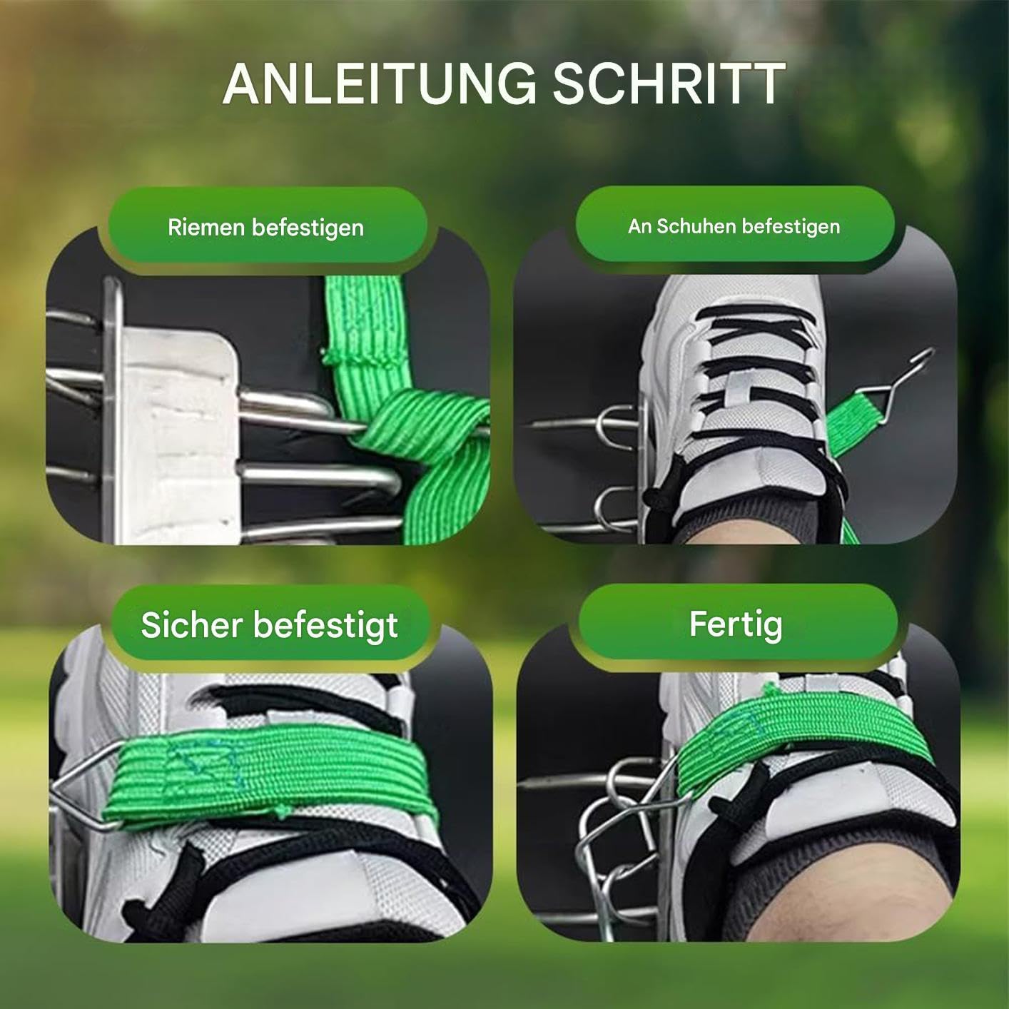 Katzen Kletterkrallen Für Bäume | Outdoor Baumkletter Katzenkrallenschuhe Set,Rutschschutz Ausrüstung Mit Verstellbarem Gurt Für Forstwirtschaft Obstpflücken BAU Jagd