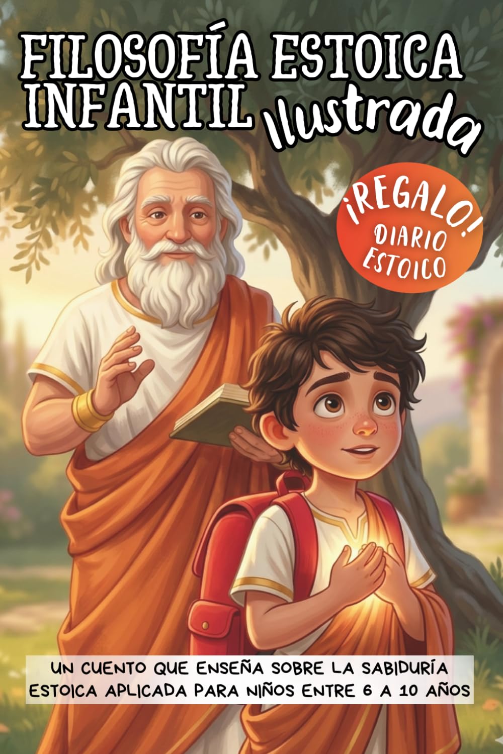 Filosofía Estoica Infantil Ilustrada: Un cuento que enseña sobre la sabiduría estoica aplicada para niños entre 6 a 10 años, Gestión emocional ... Infantil - Estoicismo & Sabiduría para Niños)