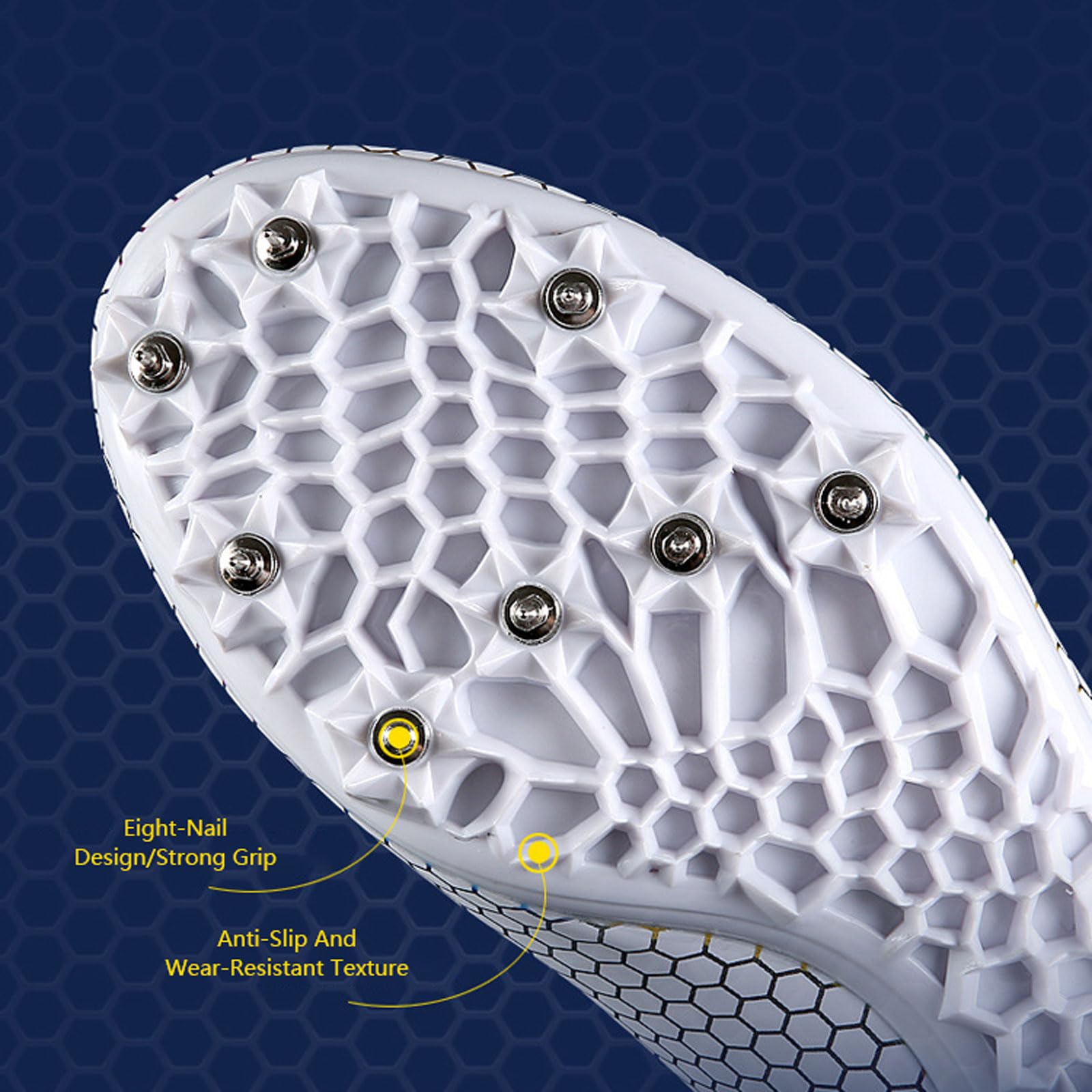 Zapatillas De Correr con Clavos Zapatillas De Atletismo con Clavos Zapatillas Deportivas con Clavos De,CóModas Resistencia Resistente Al Desgaste Antideslizantes para Hombres Y Mujeres