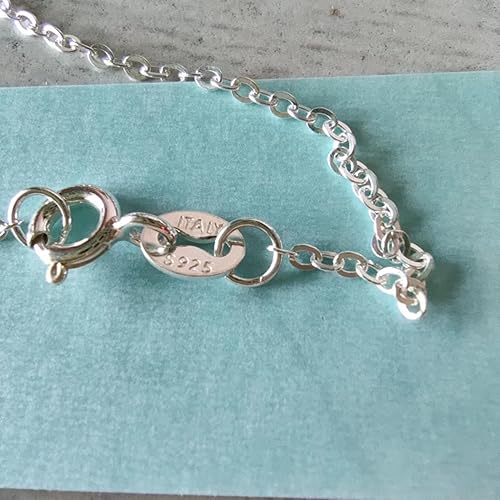 Miniatura 8 de Limonium - Collar de cadena de plata de ley 925 con colgante de flor real luminosa verde luminoso que brilla en la oscuridad, hecho a mano